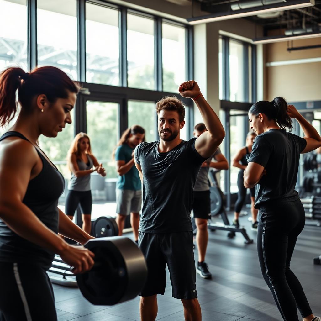 People training at Momentum Fitness